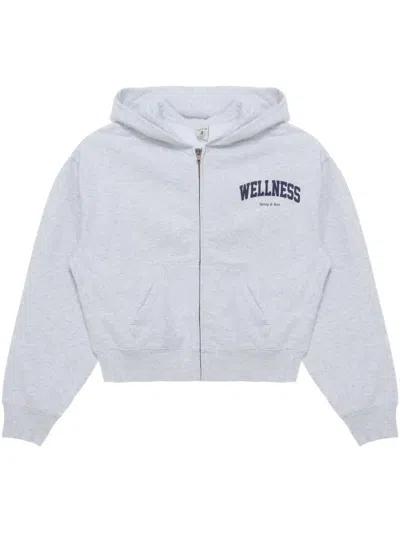 Sporty And Rich Wellness Hoodie In Heather Gray
