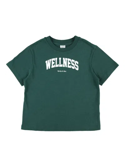Sporty And Rich Kids' Wellness Ivy T-shirt In Green