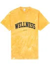 Sporty And Rich Yellow 'wellness' Ivy T-shirt In Yellow