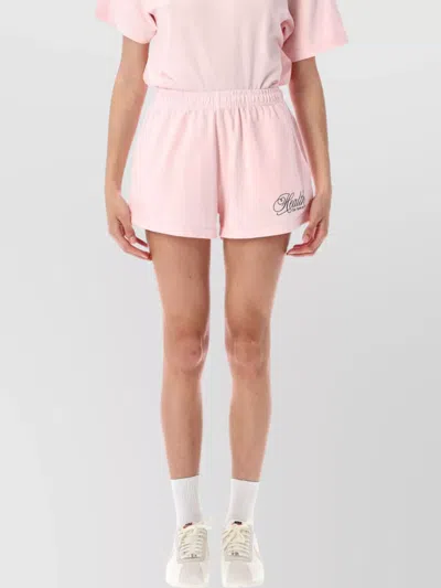 Sporty And Rich Wellness Short Featuring Pockets In Pink