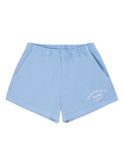 Sporty And Rich Wellness Shorts In Blue