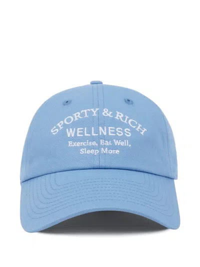 Sporty And Rich Wellness Studio Cap In Blue