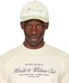 SPORTY AND RICH WHITE & GREEN DRAFT CAP