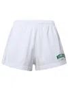 SPORTY AND RICH SPORTY & RICH WHITE COTTON SHORTS