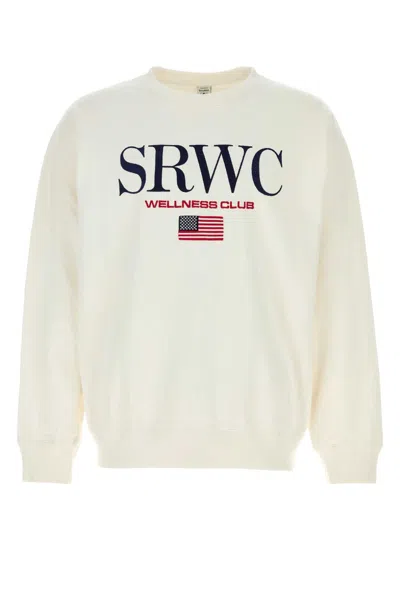 Sporty And Rich Off White Graphic Sweatshirt In Neutral