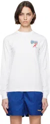 Sporty And Rich White 'la Marathon' Longsleeve T-shirt