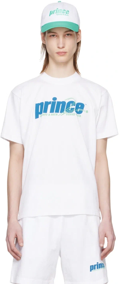 Sporty And Rich White Prince Edition Rebound T-shirt