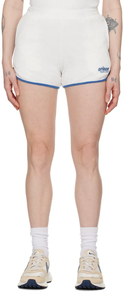 Sporty And Rich White Prince Edition Shorts In 48 White