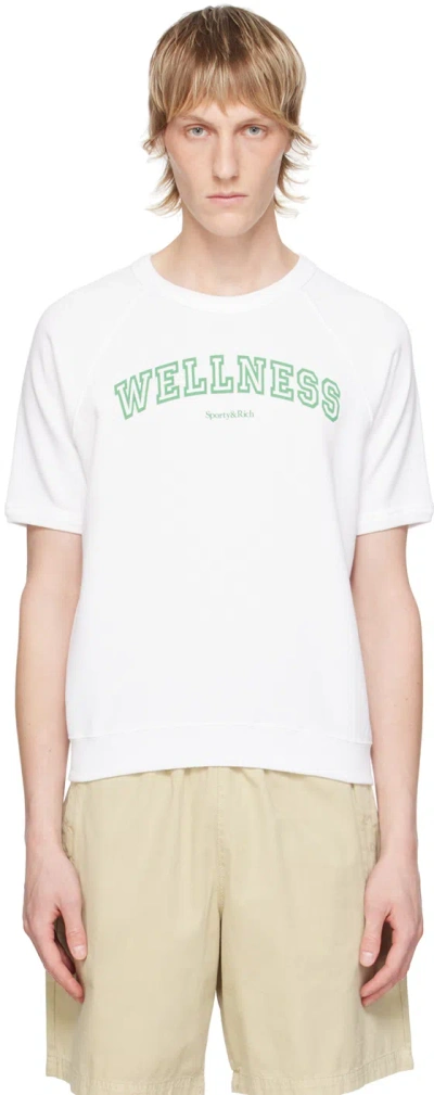 Sporty And Rich White 'wellness' Ivy T-shirt