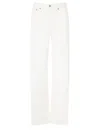 Sporty And Rich Loose Fit Denim Jeans In Off White