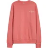 Sporty And Rich Sporty & Rich Wimbledon Crewneck Graphic Sweatshirt In Desert Rose