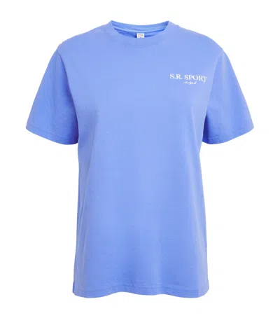 Sporty And Rich Sporty & Rich Wimbledon T-shirt In Ivory