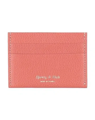 Sporty And Rich Sporty & Rich Woman Cardholder Salmon Pink Size - Leather