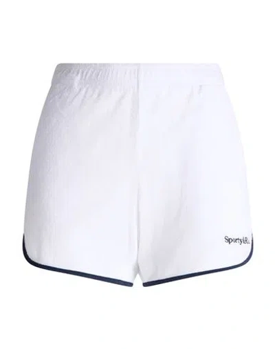 Sporty And Rich Sporty & Rich Woman Denim Shorts White Size Xs Cotton