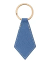 Sporty And Rich Sporty & Rich Woman Key Ring Blue Size - Leather