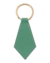 Sporty And Rich Sporty & Rich Woman Key Ring Light Green Size - Leather
