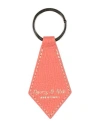 Sporty And Rich Sporty & Rich Woman Key Ring Antique Rose Size - Leather In Pink