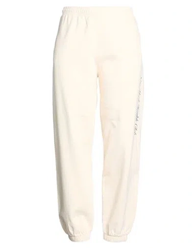 Sporty And Rich Sporty & Rich Woman Pants Beige Size Xl Cotton In Pink
