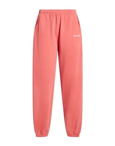 Sporty And Rich Sporty & Rich Woman Pants Coral Size Xs Cotton In Red