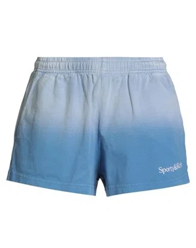Sporty And Rich Sporty & Rich Woman Shorts & Bermuda Shorts Azure Size M Cotton In Multi