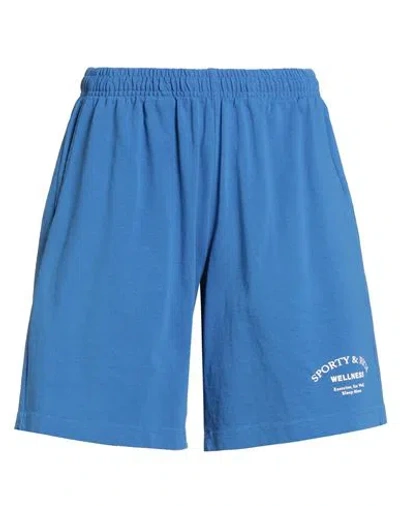 Sporty And Rich Sporty & Rich Woman Shorts & Bermuda Shorts Blue Size M Cotton