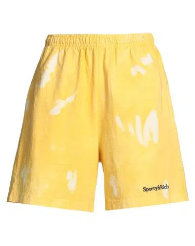 Sporty And Rich Sporty & Rich Woman Shorts & Bermuda Shorts Yellow Size L Cotton