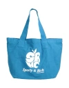 Sporty And Rich Sporty & Rich Woman Shoulder Bag Azure Size - Textile Fibers In Blue