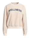 Sporty And Rich Sporty & Rich Woman Sweatshirt Beige Size Xs Polyester In Beige
