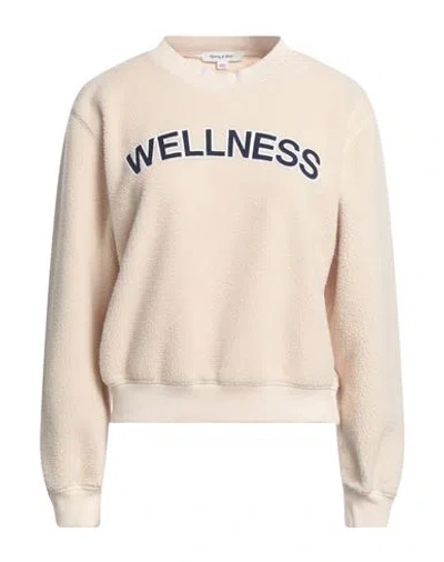 Sporty And Rich Sporty & Rich Woman Sweatshirt Beige Size Xs Polyester