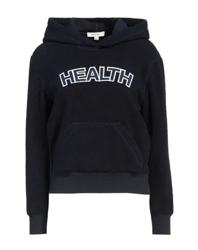 Sporty And Rich Sporty & Rich Woman Sweatshirt Navy Size L Polyester In Navy Blue