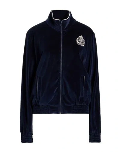 Sporty And Rich Sporty & Rich Woman Sweatshirt Navy Size M Cotton In Blue