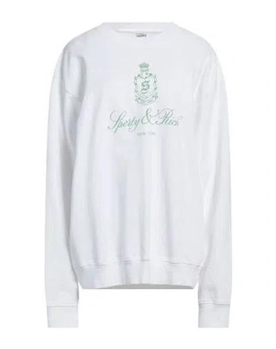 Sporty And Rich Sporty & Rich Woman Sweatshirt White Size Xl Cotton