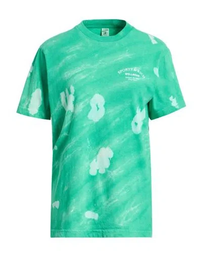 Sporty And Rich Sporty & Rich Woman T-shirt Green Size M Cotton
