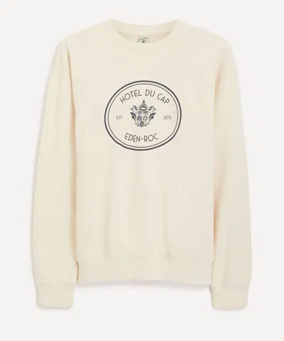 Sporty And Rich Crest-print Sweatshirt In Neutral