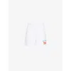 SPORTY AND RICH SPORTY & RICH WOMEN'S WHITE WELLNESS 94 RELAXED-FIT COTTON-JERSEY SHORTS