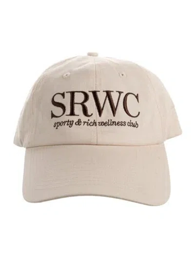 Pre-owned Sporty And Rich Womens' Cotton Baseball Hat In Neutral