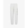 Sporty And Rich Womens Country Brand-print Cotton-blend Jogging Bottoms Heather Gray In Heather Gray
