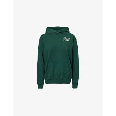 Sporty And Rich Womens Country Health Cotton-jersey Hoody Forest