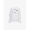 Sporty And Rich Beverly Hills Script Sweatshirt In Heather Gray