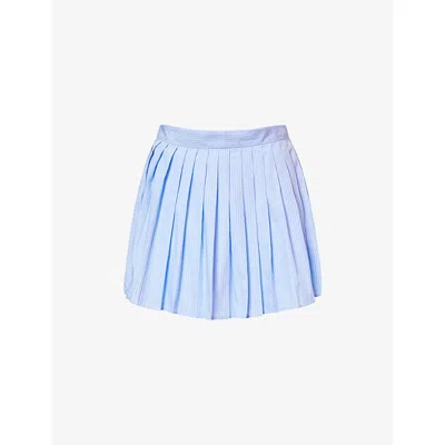 Sporty And Rich Sporty & Rich Anae Mini Skirt In Blue