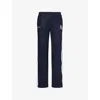 Sporty And Rich Womens Navy Sporty & Rich For '47 X The New York Yankees Brand-embroidery Woven Track Bottoms Xs In Navy