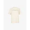 Sporty And Rich Womens Cream Ny Health Club Cotton-jersey T-shirt In Cream