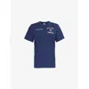 Sporty And Rich Short-sleeved T-shirt In Navy