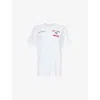 Sporty And Rich Womens White Yankees Home Run Short-sleeves Cotton-jersey T-shirt In White