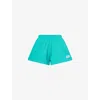 Sporty And Rich Womens Runner Soft Disco Cotton-jersey Shorts Spring Green In Green