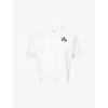 Sporty And Rich Sporty & Rich Cotton Pique Polo In White