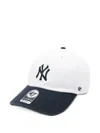 Sporty And Rich X '47 Yankees Serif Baseball Cap In White