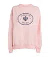 Sporty And Rich X Hotel Du Cap-eden-roc Cotton Sweatshirt In Gray
