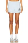 Sporty And Rich X Hotel Du Cap Eden Roc Eden Crest Disco Short In Gray