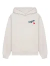 Sporty And Rich X La Dodgers Logo-print Hoodie In Grey